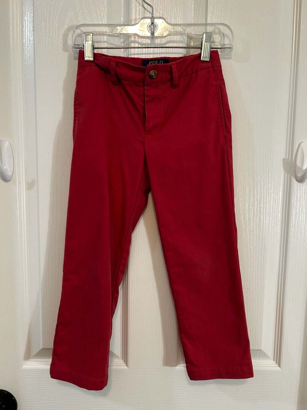 Polo Ralph Lauren Boys Red Chino Pants Size 4/4T
